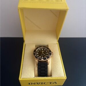 Invicta Black and Gold Classic Analog Watch